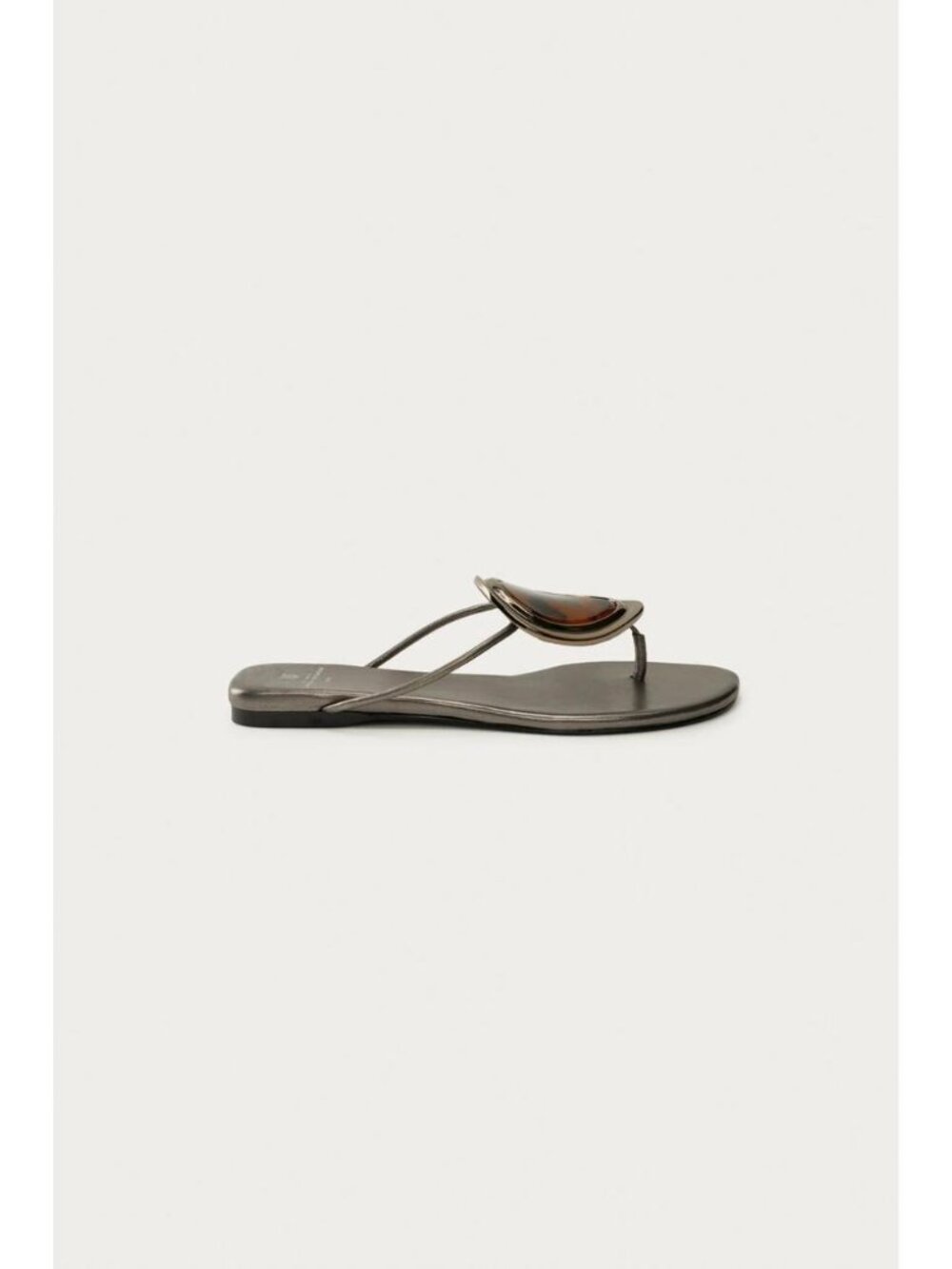 ZARA MARISA BERENSON X ZARA FLAT LEATHER SANDALS